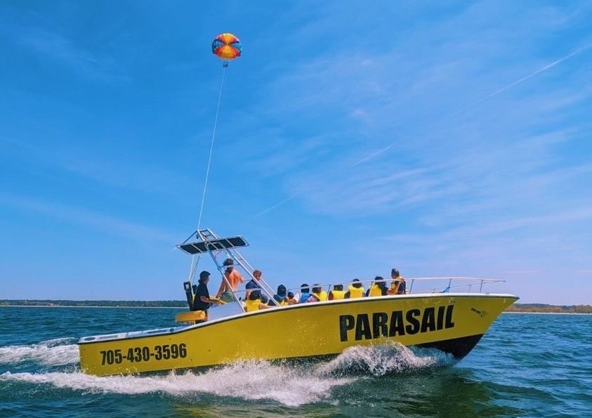 photo of Wasaga Beach Parasail boat and parachute